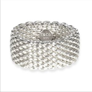 Tiffany & Co. Mesh Ring 5.5